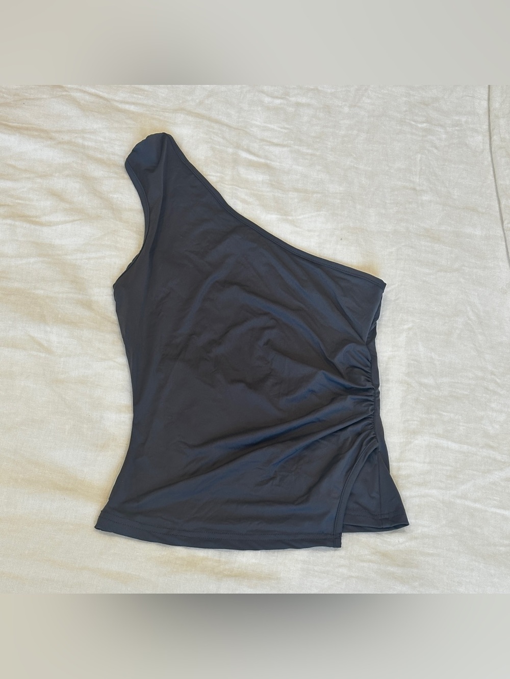 Princess Polly gray one shoulder tank